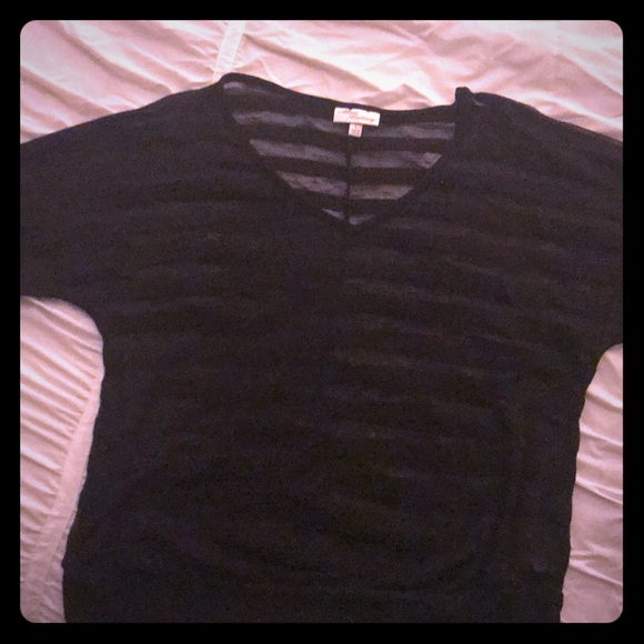Allison Brittney Tops - 3/4 sleeve sheer shirt Allison Brittney Tops - 3/4 sleeve sheer shirt